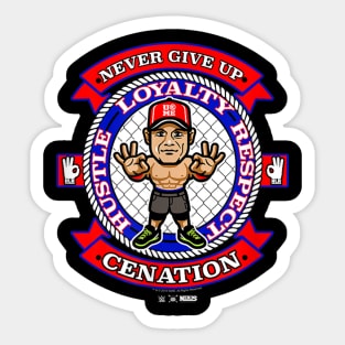 John Cena Nerds Cenation Sticker
